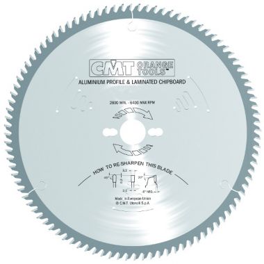 Пильный диск для цветных металлов и PVC 216X30 X2.8/2.2 -6° TCG Z80 CMT 297.080.09M ― CMT
