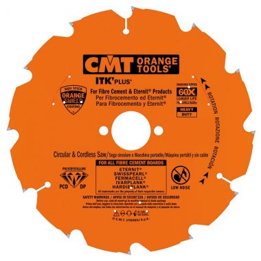 Пильный диск для ЦСП, гипсокартона 190x30x2,4/1,8 12° TCG Z=4 (DIA) CMT 236.190.04M ― CMT