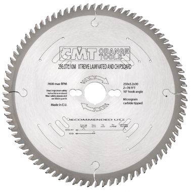 Пильный диск форматный с увеличенным ресурсом XTreme 350x30x3,5/2,5 10° FFT Z=108 CMT 295.108.14M ― CMT