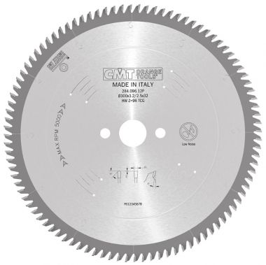 Пильный диск по цветным металлам и пластикам 350x32x3,2/2,5 5º TCG Z=92 CMT 284.092.14P ― CMT