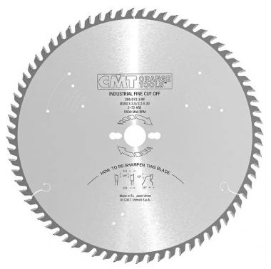 Пильный диск универсальный 350x30x3,5/2,5 15° 10° ATB Z=72 для продольного и поперечного пиления CMT 285.072.14M ― CMT