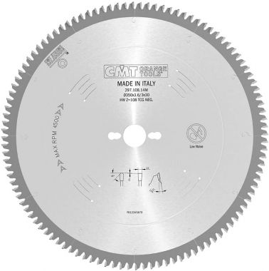 Пильный диск по цветным металлами и ламинированным панелям 350x30x3,2/2,5 -6° TCG Z=108 CMT 297.108.14M ― CMT