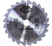 Комплект пильных дисков Contractor 216x2.4/1.6x30 Z24 ATB -5NEG CMT K21624M-X10