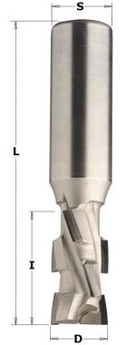 Фреза алмазная обгонная 25x25x55 d=25 I=45 L=110 Z=2+2 RH CMT 142.252.61 ― CMT