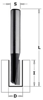 Фреза концевая CMT-contractor пазовая S=8 D=3x8x51 Z=1 CMT K911-030 ― CMT