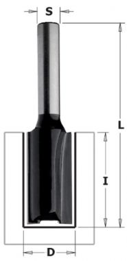 Фреза концевая CMT-contractor пазовая S=8 D=10x32x62 Z=2 CMT K912-100 ― CMT