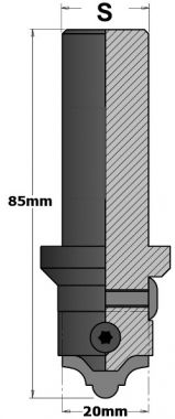 Нож твердосплавный для 616.000 R=3 мм HW CMT 616.018 ― CMT