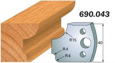 Комплект из 2-х ножей 40x4 SP CMT 690.043 ― CMT