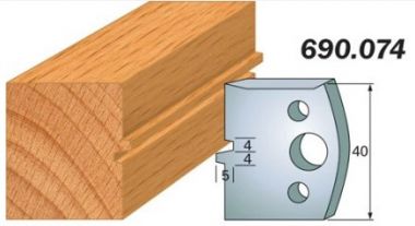 Комплект из 2-х ножей 40x4 SP CMT 690.074 ― CMT