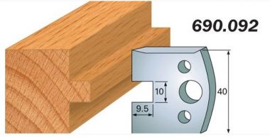 Комплект из 2-х ножей 40x4 SP CMT 690.092 ― CMT