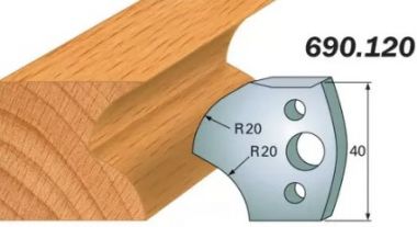 Комплект из 2-х ножей 40x4 SP CMT 690.120 ― CMT