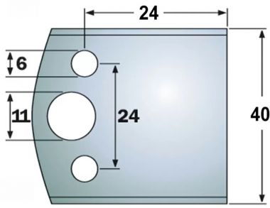 Комплект из 2-х ножей 40x4 SP CMT 690.192 ― CMT