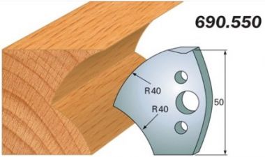 Комплект из 2-х ножей 50x4 SP CMT 690.550 ― CMT