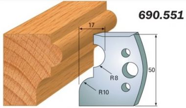 Комплект из 2-х ножей 50x4 SP CMT 690.551 ― CMT