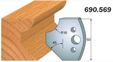 Комплект из 2-х ножей 50x4 SP CMT 690.569 ― CMT