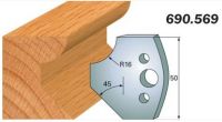 Комплект из 2-х ножей 50x4 SP CMT 690.569