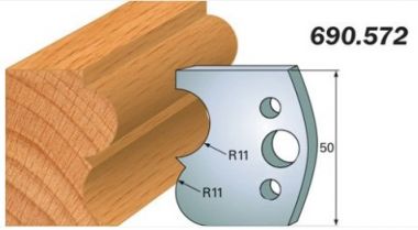 Комплект из 2-х ножей 50x4 SP CMT 690.572 ― CMT