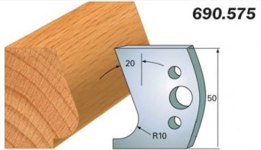 Комплект из 2-х ножей 50x4 SP CMT 690.575 ― CMT