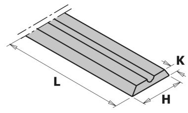 Нож твердосплавный 82x5,5x1,1 CMT 790.820.00 ― CMT