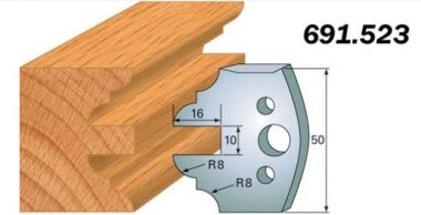 Комплект из 2-х ограничителей 50x4 CMT 691.523 ― CMT