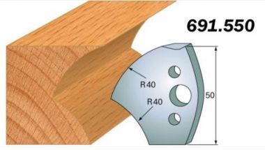 Комплект из 2-х ограничителей 50x4 CMT 691.550 ― CMT