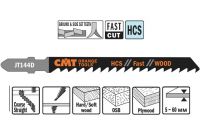 Пилки лобзиковые для чернового реза, комплект из 5 штук CMT JT144D-5