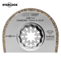 Сегментное пильное полотно 75 мм с алмазным напылением STARLOCK CMT OMF114-X1