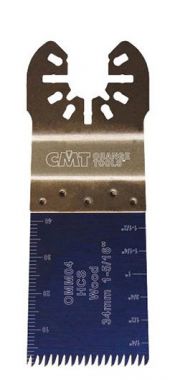 Высокоточное пильное полотно HCS 34 мм для древесины, соединение: OQIS, (без индивидуальной упаковки) CMT OMM04-X50-1 ― CMT