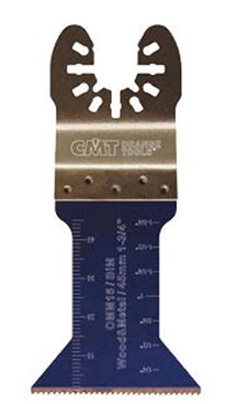 Погружное пильное полотно BIM 45 мм, соединение: OQIS, для древесины и металла (без индивидуальной упаковки) CMT OMM15-X50-1 ― CMT