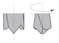 Сверло глухое монолитное 4x20x57,5 Z=2+2 S=10x27 RH CMT 310.040.21