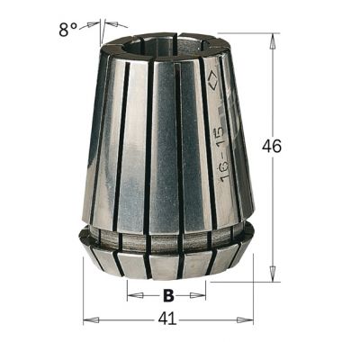 Цанга высокоточная ER40 D=5 CMT 184.052.00 ― CMT