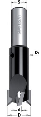 Зенкер специальный 90° HW Z2+2 S=10X25  D=6/14 RH CMT 515.614.11 ― CMT